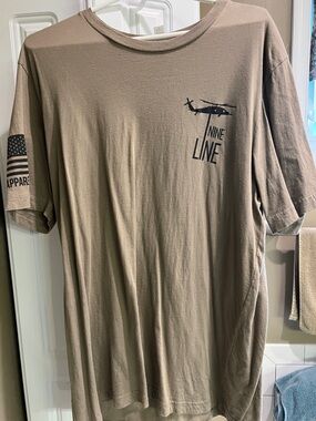 Nine Line Apparel Men's Short Sleeve Tee in Khaki